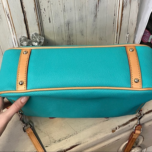 Dooney and Bourke Tourquoise Leather Shoulderbag - Picture 3 of 4
